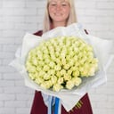 Букет «101 роза 50см»