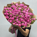 Букет из пионовидной розы