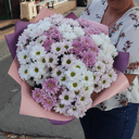 Букет из 15 хризантем микс