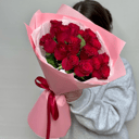 Букет «15 красных роз в оформлении»
