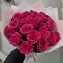 Букет «21 роза с оформлением»