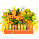 Подарочный набор «Асфария» из хризантем и роз