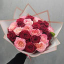 Букет «Розы микс двух сортов 23шт»