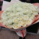 Букет «51 белая роза»