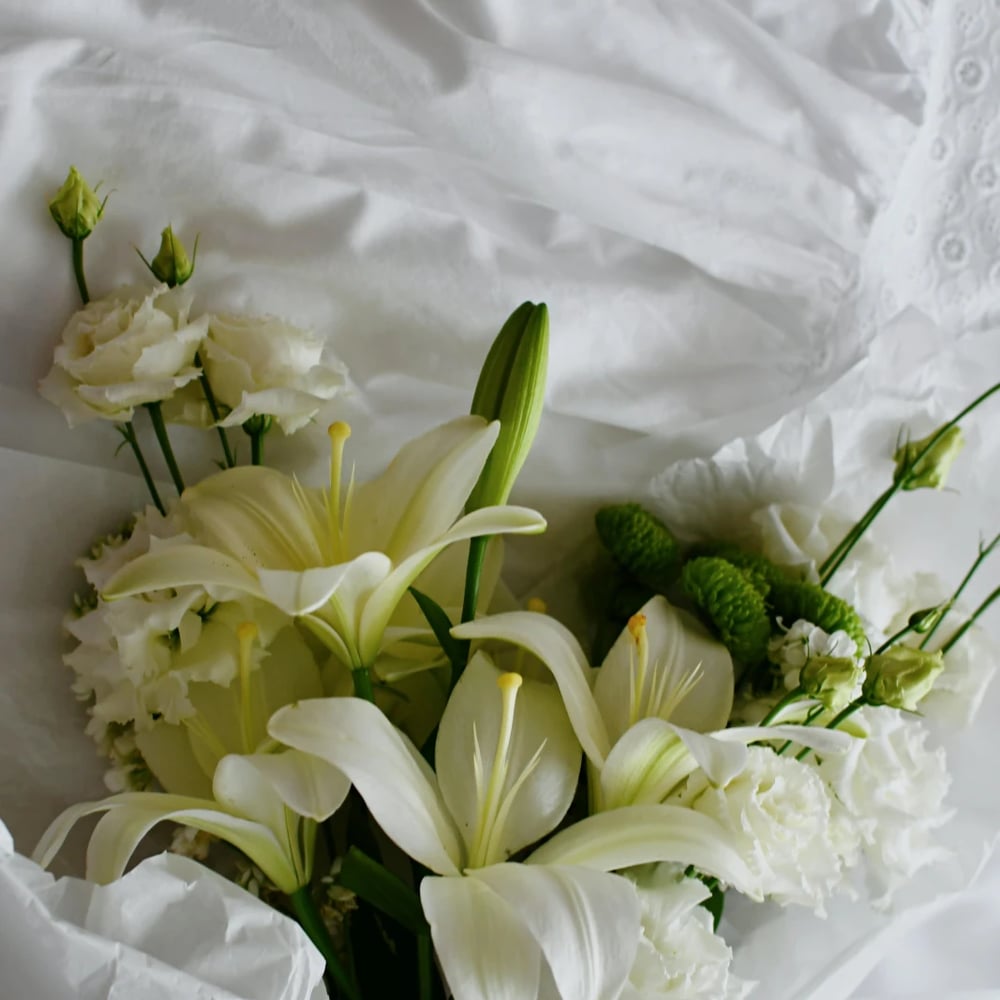 Fresh lily bouquet