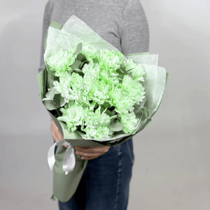 Букет «Сонет о красоте» из хризантем