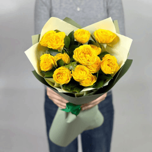 Букет «Танцующие соцветия» из роз