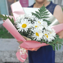 Букет Ромашек и Гипсофилы