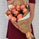 Букет из 11 пионовидных роз