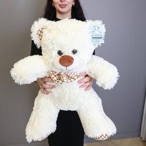 Мишка белый Лондон 50 см