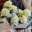 Букет «Французский поцелуй» из хризантем