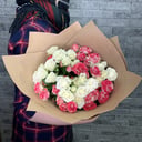 Букет «Мраморный» из роз