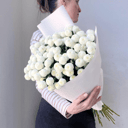 Букет из 15 кустовых хризантем