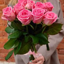 Букет «9 розовых роз»