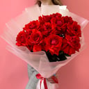 Букет «11 красных роз в упаковке»