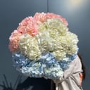 Букет «Охапка из 21 гортензии»