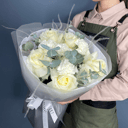 Букет цветов "Облака" из гвоздик