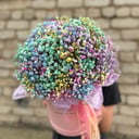 Композиция «Искорка счастья» из гипсофил