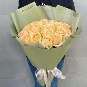 Букет «Карамельный десерт» из роз