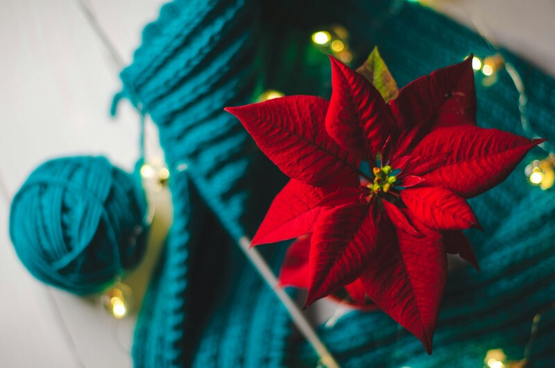 вязаный палантин