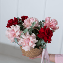Корзина с цветами «Композиция из 7 французских роз»