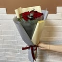 Букет «Розы с эвкалиптом»