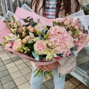 Букет Роз, Орхидей и Эустомы