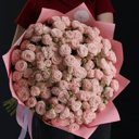 Букет «Пионовидная кустовая роза с оформлением»