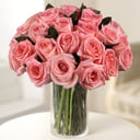 24 premium pink roses