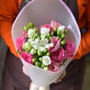 Букет Феона из роз и альстромерий