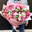 Букет «Седьмое чувство» из альстромерий