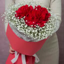 Букет из ярких французских роз