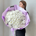 Стойкий букет из хризантем