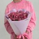 Букет «"7 розовых альстромерий" №136»