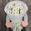 Букет из 3 хризантем ромашка