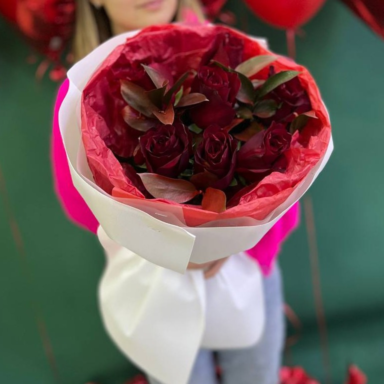 Букет «Кругляш из роз»