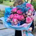 Букет "Fantasy" из роз и орхидей