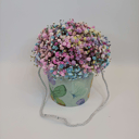 Гипсофила в шляпной коробке "Бабочки"