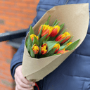 Букет тюльпанов 15 шт на 8 марта