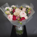 Букет 6 из эустом и гвоздик