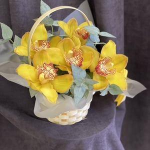 Корзина орхидей