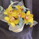 Корзина орхидей
