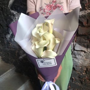 Букет «Призрачная незнакомка» из калл