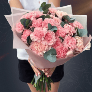 Букет «Грейта» из гвоздик