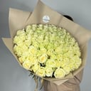 Букет «101 Роза Аваланж 60 см»