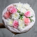 Нежный авторский букет Казанская любовь из роз и гвоздик