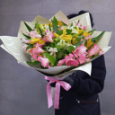 Букет из 9 альстромерий микс