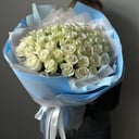 Букет «45 белых кенийских роз»