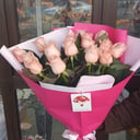 Букет «15 розовых роз»