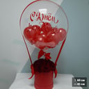 Подарочный набор «Композиция из роз с шаром "С днем рождения"»